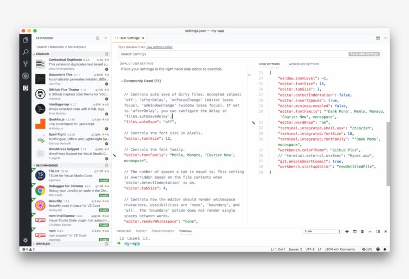 Vs Code Settings - Efficiency, transparent png #1922340