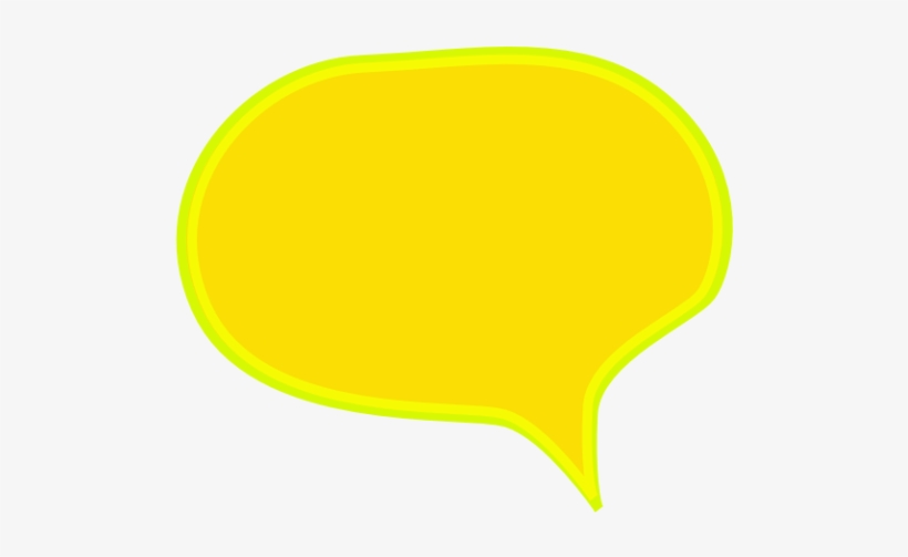 Comic Style Speech Bubble - Yellow Comic Speech Bubble Png, transparent png #1923063