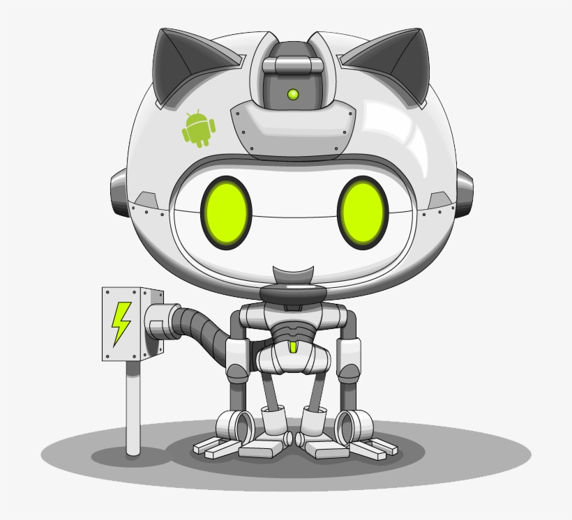 Github Octocat Robot, transparent png #1923360