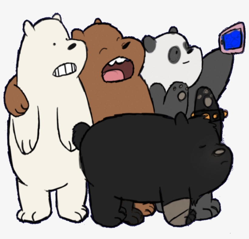 0 Replies 0 Retweets 0 Likes - We Bare Bears Black Bear, transparent png #1923542