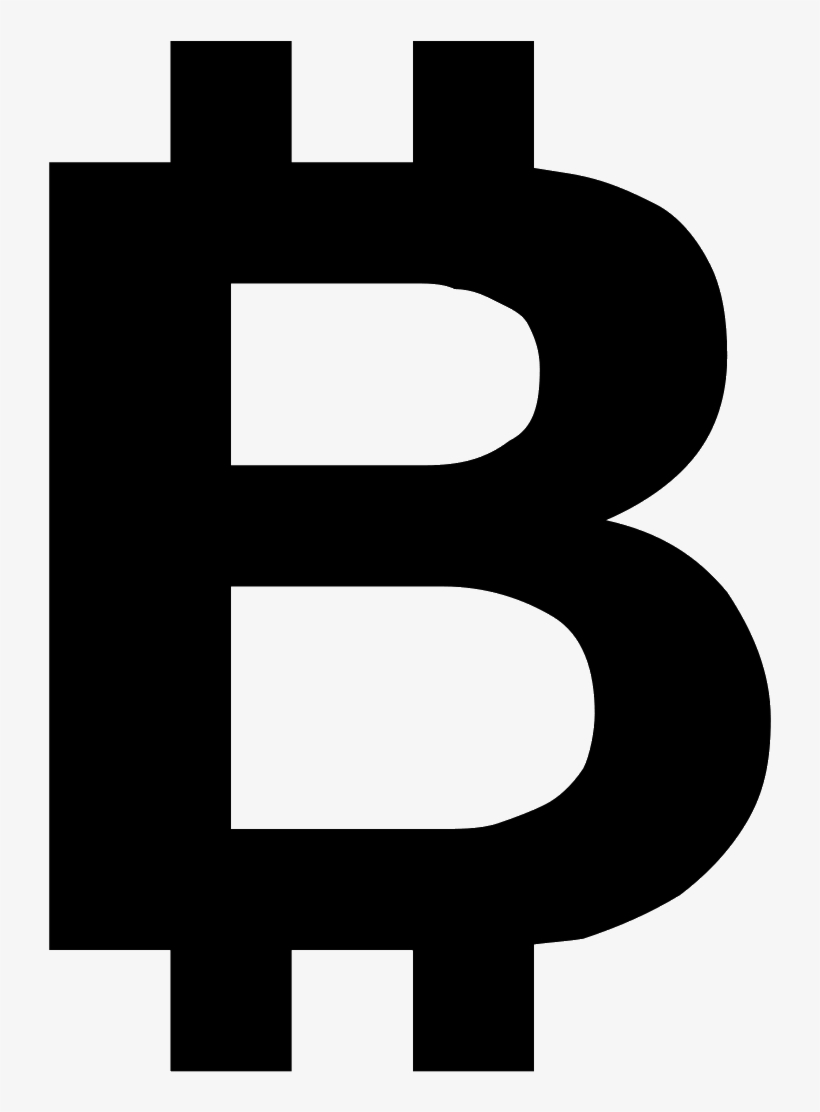 Svg Black And White Library Bitcoin Icon Free Download Bitcoin B