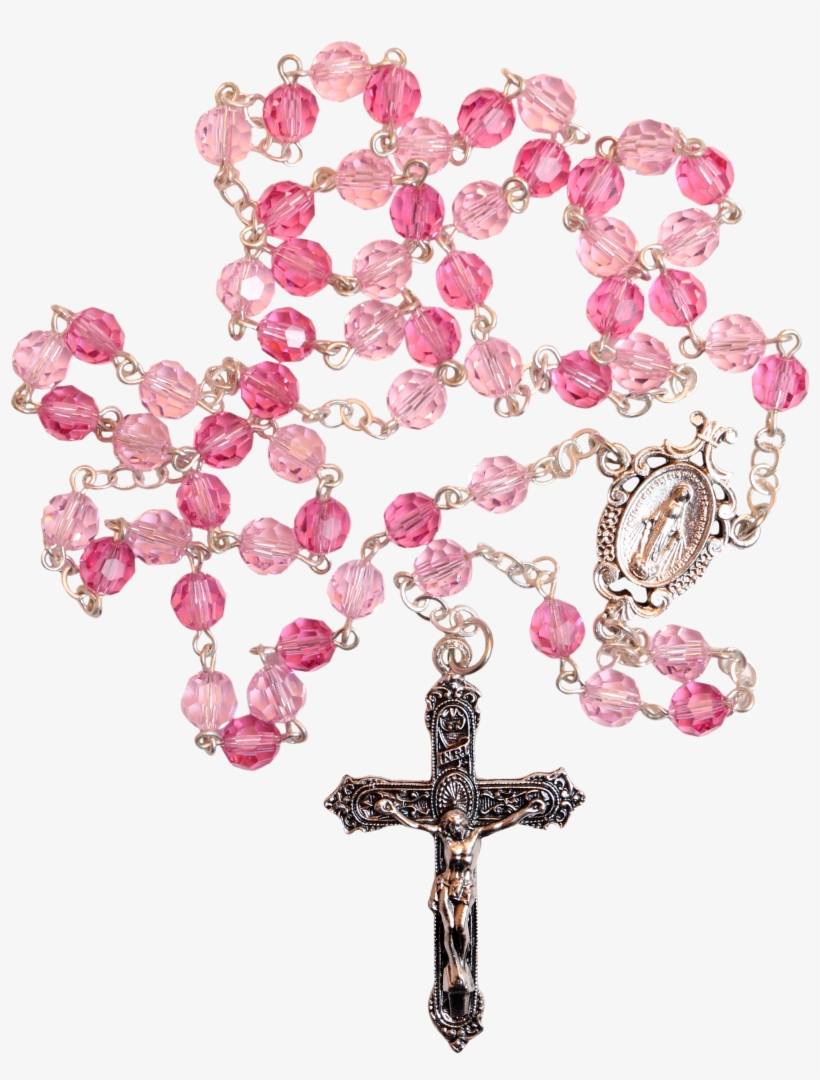 Item - Pink Rosary Beads Png, transparent png #1923982