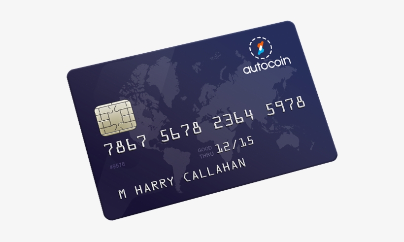 Autocoin Cryptocurrency - Credit Card 5978, transparent png #1924106