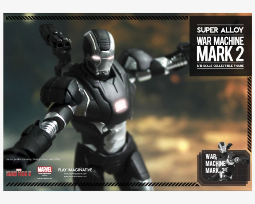 Iron Man 3 Super Alloy: War Machine Mark Ii, transparent png #1924128