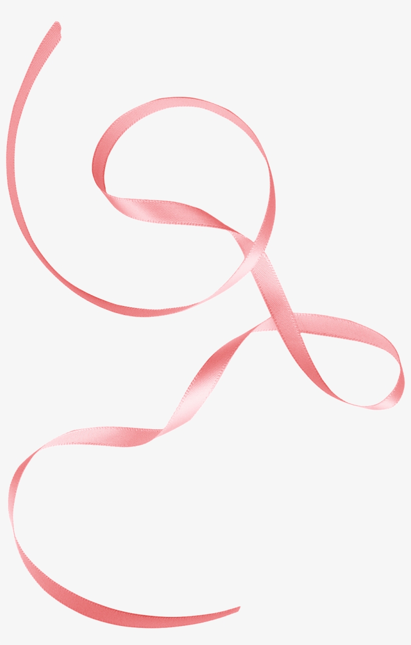 Simple Ribbon Transparent Decorative Material Ribbon - Ribbon, transparent png #1924342