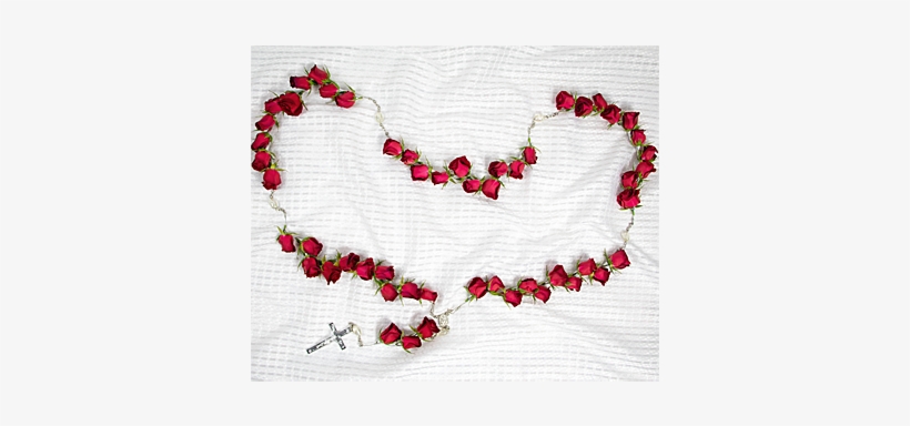 Rosary Flower Arrangement - Rosary, transparent png #1924347