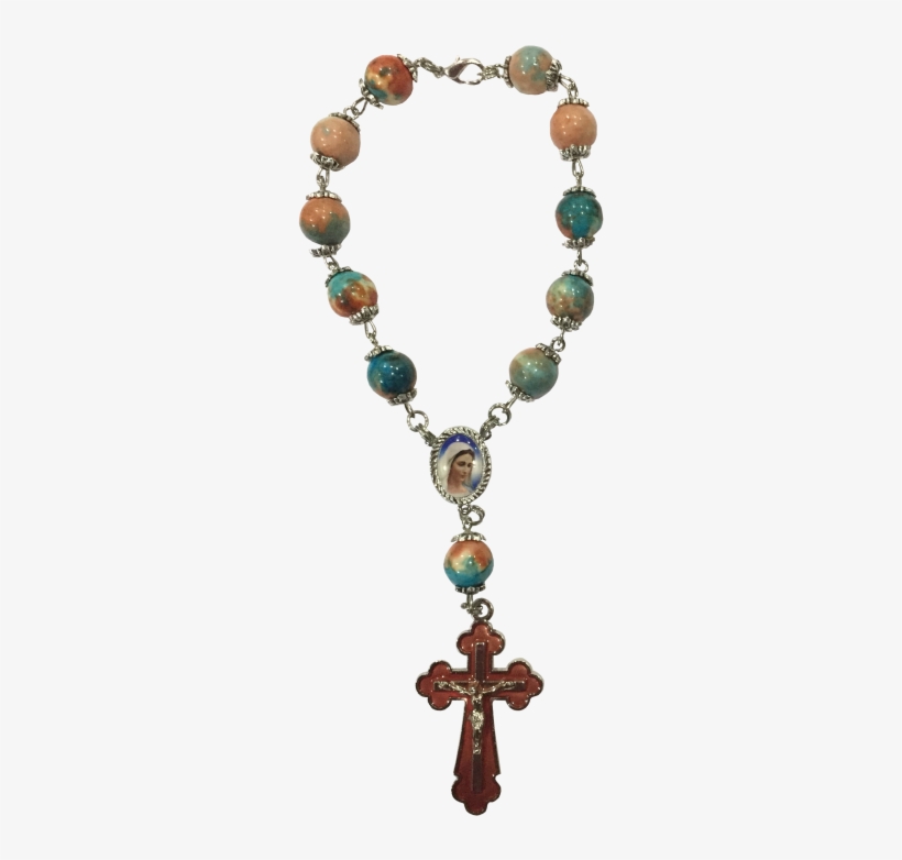 Rosary - Necklace, transparent png #1924378