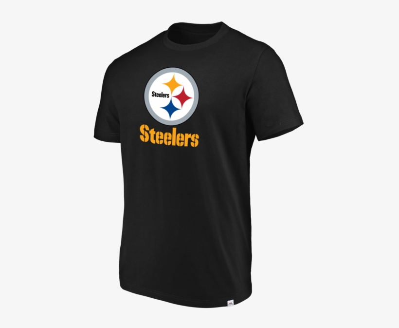 Pittsburgh Steelers Majestic Men's Black Flex Logo - Pittsburgh Steelers, transparent png #1924415