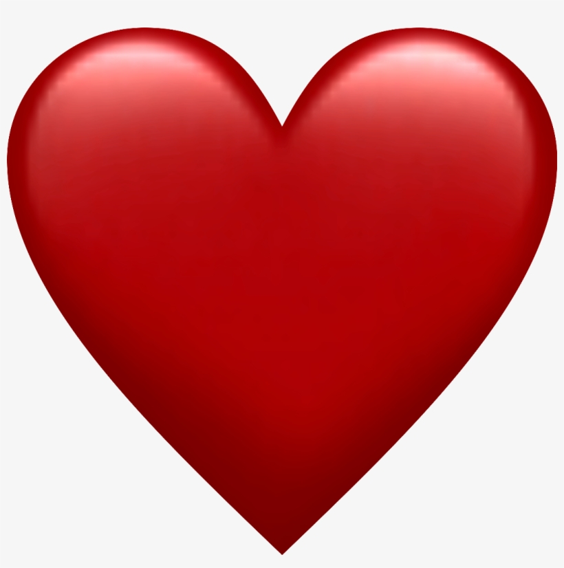 Red Heart Emoji Png - Heart Vector Png, transparent png #1924604