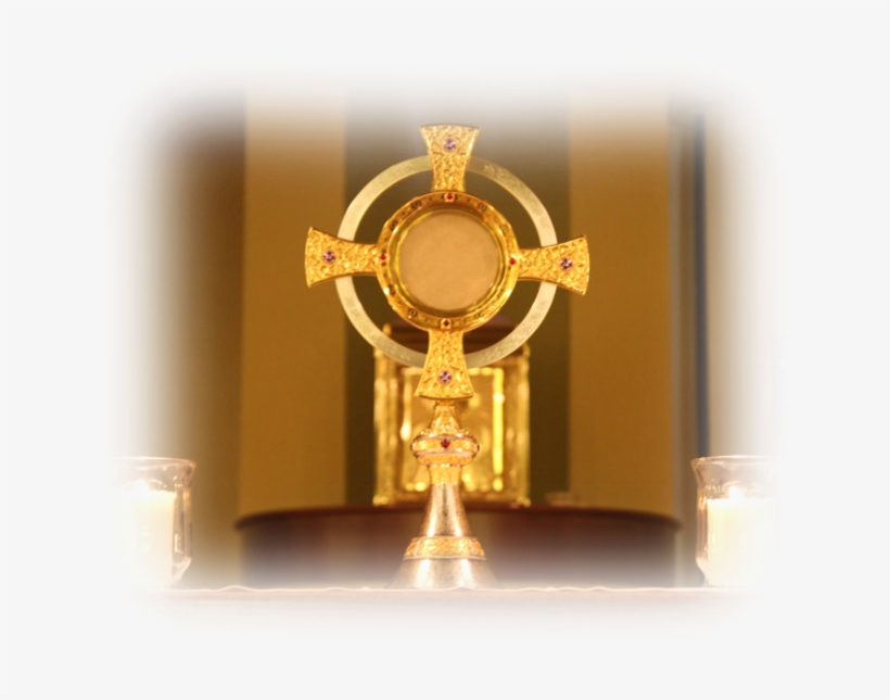 The Hour Begins At 8 Am With Rosary At - Christian Cross, transparent png #1924628