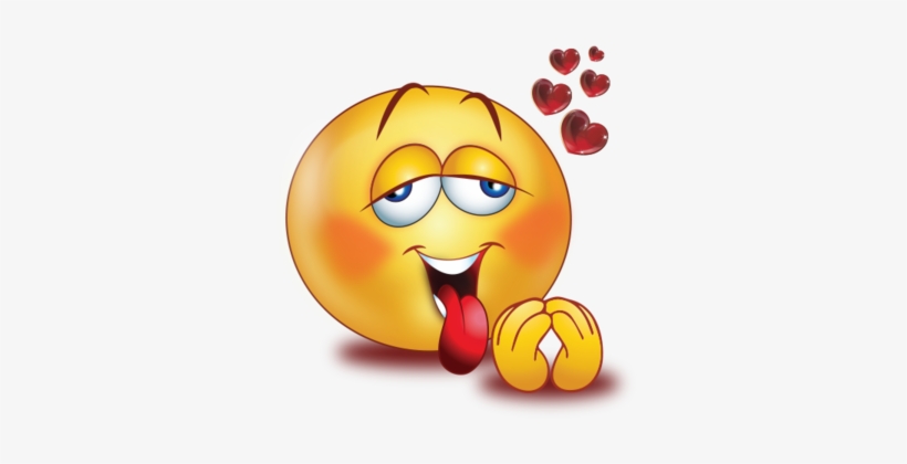 In Love With Red Glossy Flying Heart - Emoticon, transparent png #1924941