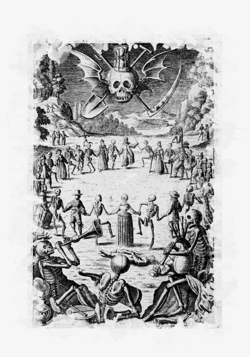 Once All The Settlement's Inhabitants Have Either Died - Frontispice Pour Johan Vogel Icones Mortis 1648, transparent png #1925023
