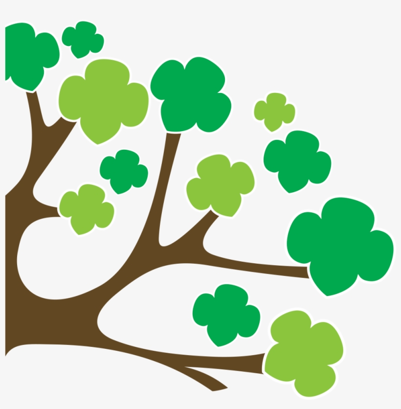 Girl Scout Trefoil Tree - Clip Art Girl Scout Trefoil, transparent png #1925142