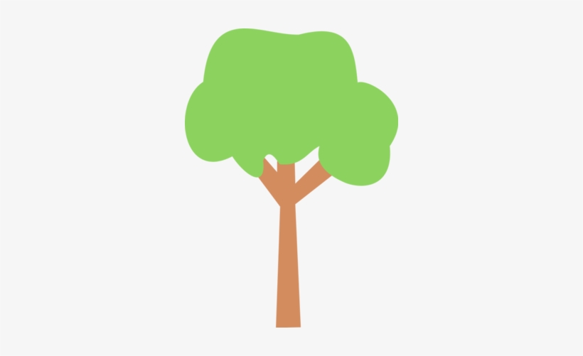 Trees Clipart - Tree Cartoon Vector Png, transparent png #1925334