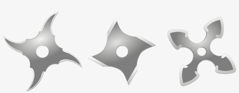 This Free Icons Png Design Of Silver Shurikens, transparent png #1925405