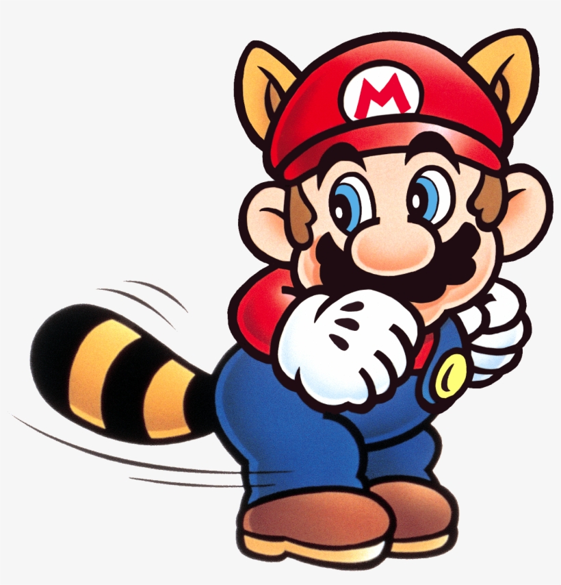 Raccoon Mario Smb3 - Mario Bros 3 Png, transparent png #1926012