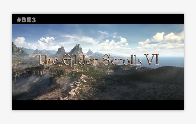 The Elder Scrolls Vi And Bethesda's Original Ip Starfield - Elder Scrolls Vi E3 2018, transparent png #1926112