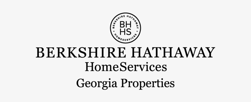 Berkshire Hathaway Logos Stacked Black V2 - Berkshire Hathaway Georgia Properties, transparent png #1926330