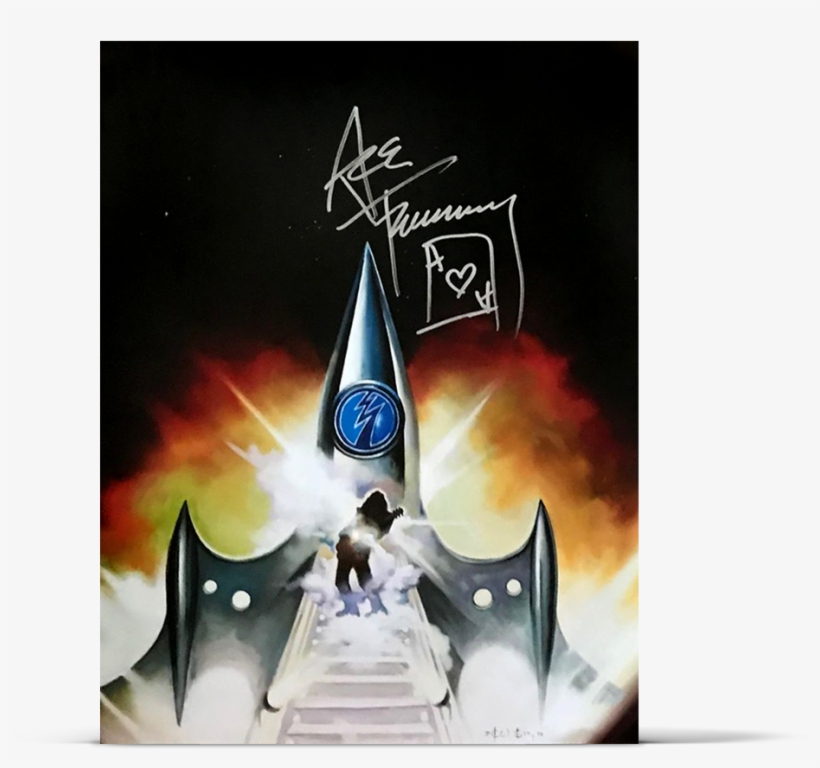 'space Invader' Lithograph - Ace Frehley Space Invader, transparent png #1926490