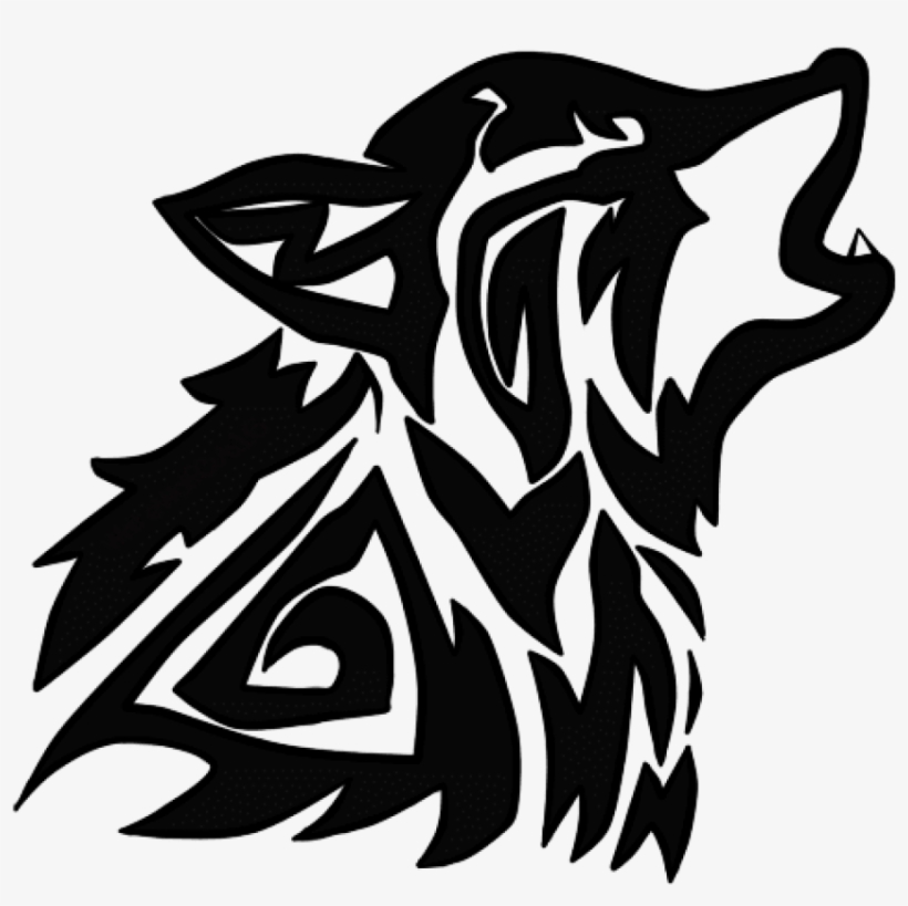 Wolf Tribal Drawing At Getdrawings - Png Download, transparent png #1927317