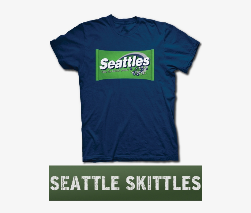 Seattle Seahawks Skittles T Shirt - Chicago Blackhawks, transparent png #1927358