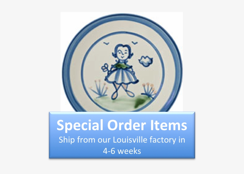 Shop For Hadley Pottery Girl Pattern - Hadley Pottery, transparent png #1927399