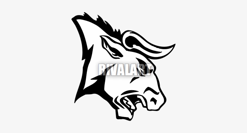 Svg Freeuse Tribal Angry Wolf Bull - Angry Bull Head Drawing, transparent png #1927795