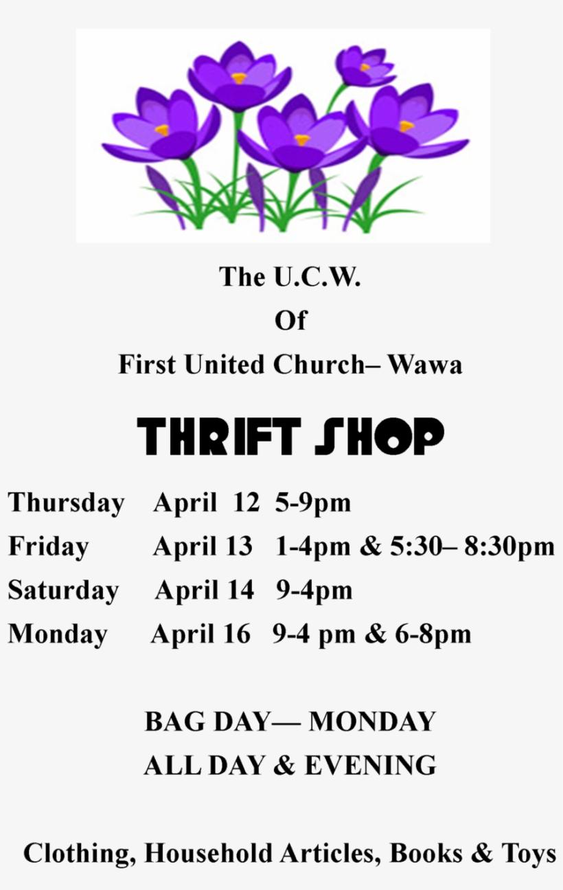 Ucw Thrift Shop Apr 12-16, transparent png #1927797