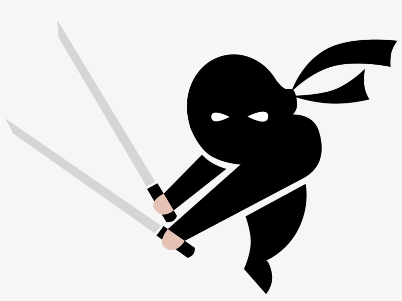 File - Ninja-header - Svg - Cartoon, transparent png #1927847
