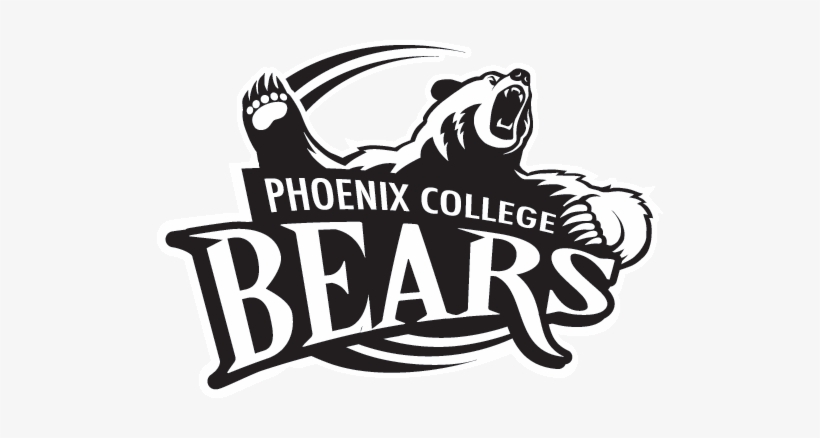 Black - - Phoenix College Bears, transparent png #1928049