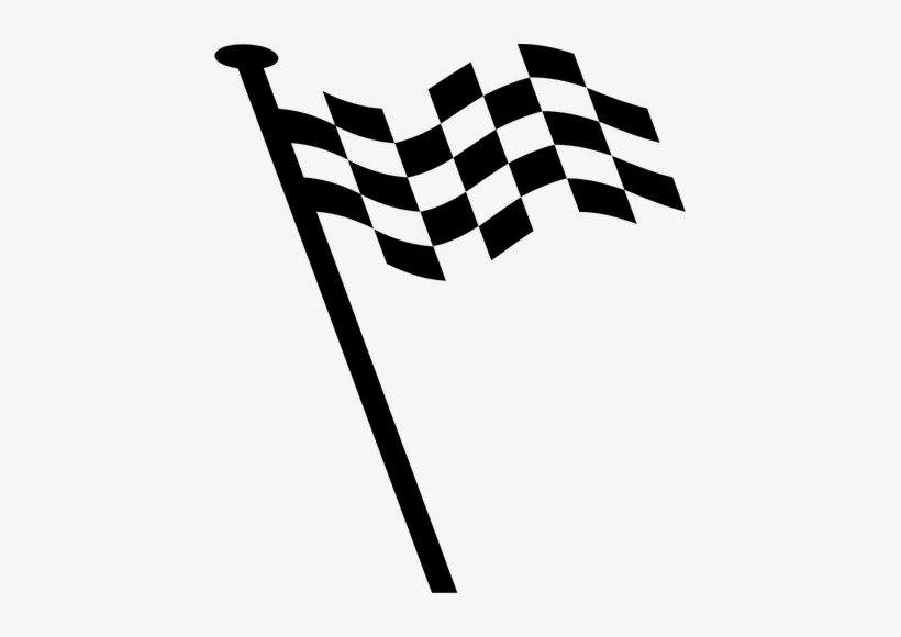 Nascar Clipart Checkered Flag - Checkered Race Flag Transparent, transparent png #1928245