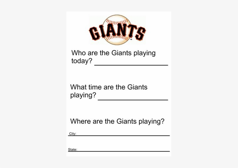 San Francisco Giants, transparent png #1928483