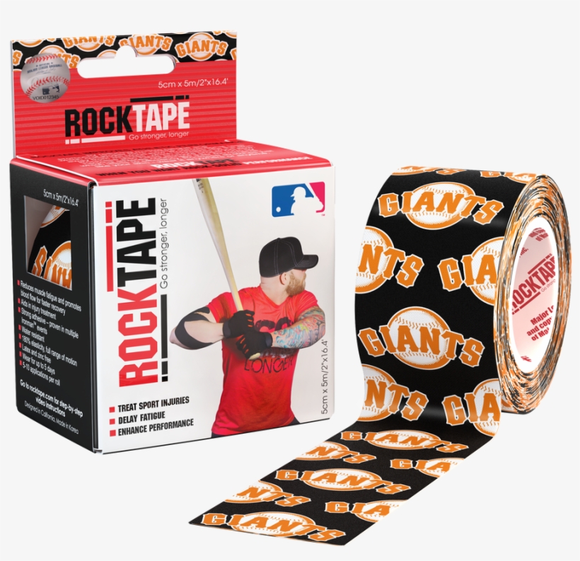 Rocktape Mlb Kinesiology Tape - Texas Rangers, transparent png #1928506