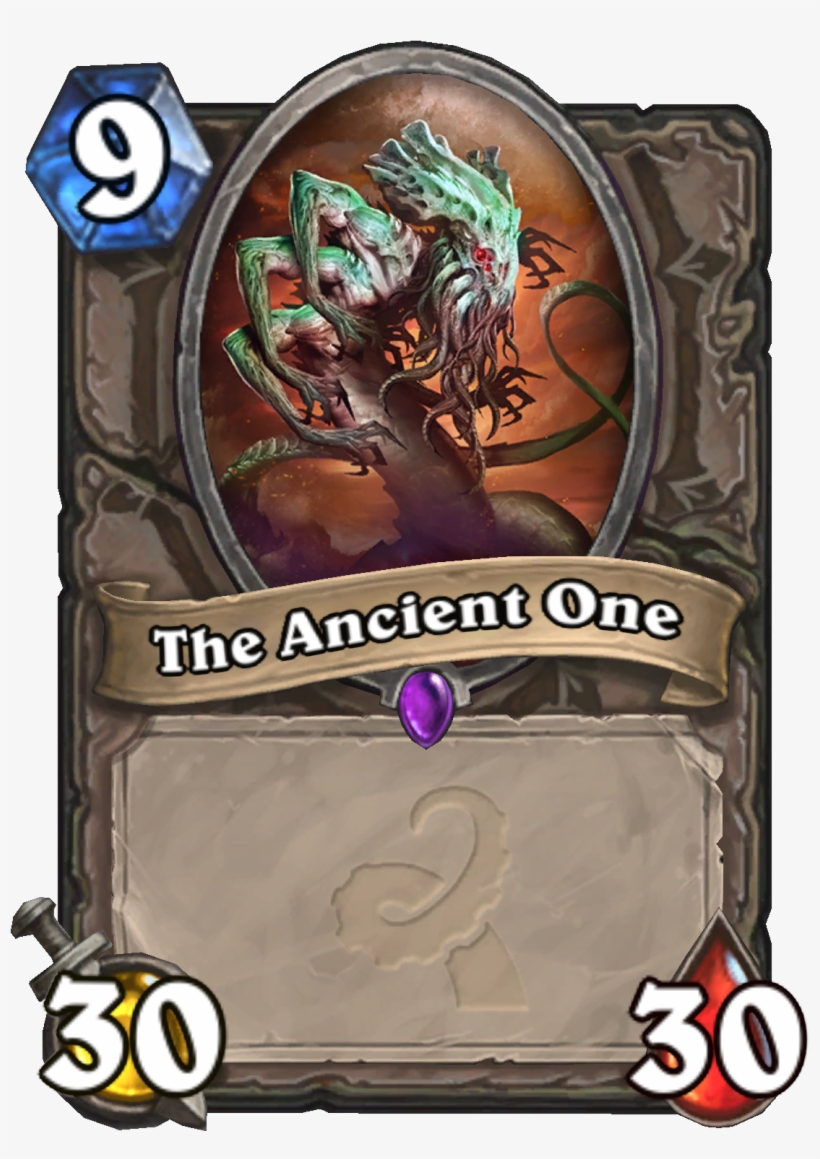 The Largest Playable Minion Is Coming In 'hearthstone - Old Gods Card, transparent png #1928770