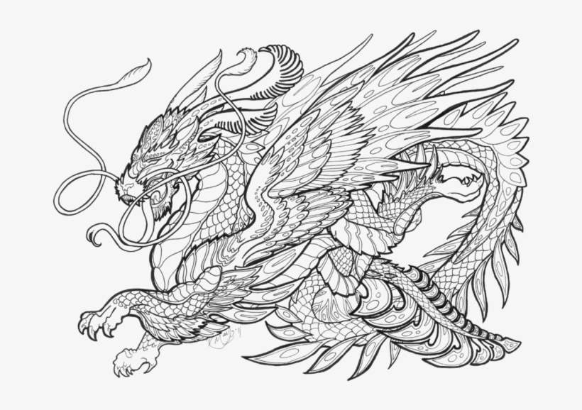 28 Collection Of Mythical Creatures Coloring Pages - Mythical Creatures Coloring Pages For Adults, transparent png #1928957