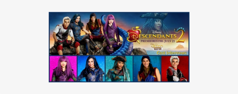 Descendants 2 Cast Interview - Disney Descendants 2 Art, transparent png #1929167