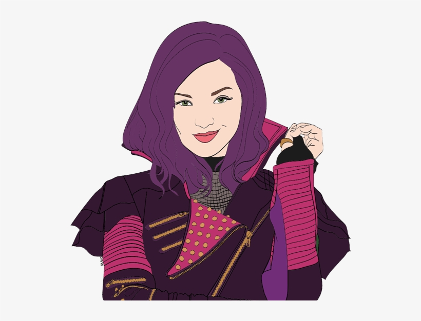 Mal Descendants Clipart 2 By Rachel - Mal Descendants Clipart, transparent png #1929373