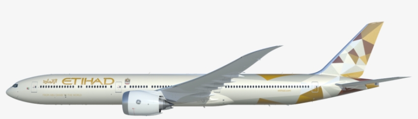 The 777x Is Boeing's Newest Family Of Twin Aisle Airplanes - Etihad Airways Boeing 777x, transparent png #1929513