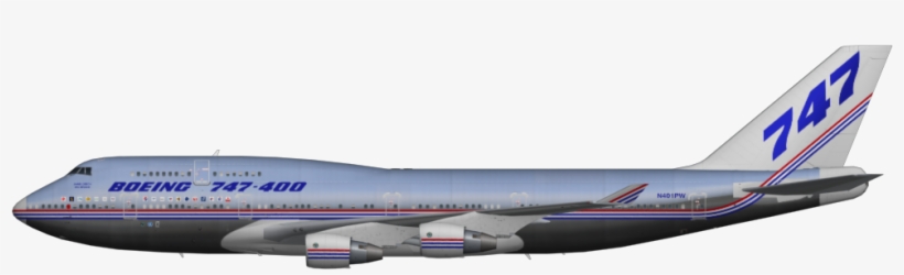 Drawing Airplane Boeing - Boeing 747 400 House Colors, transparent png #1929515