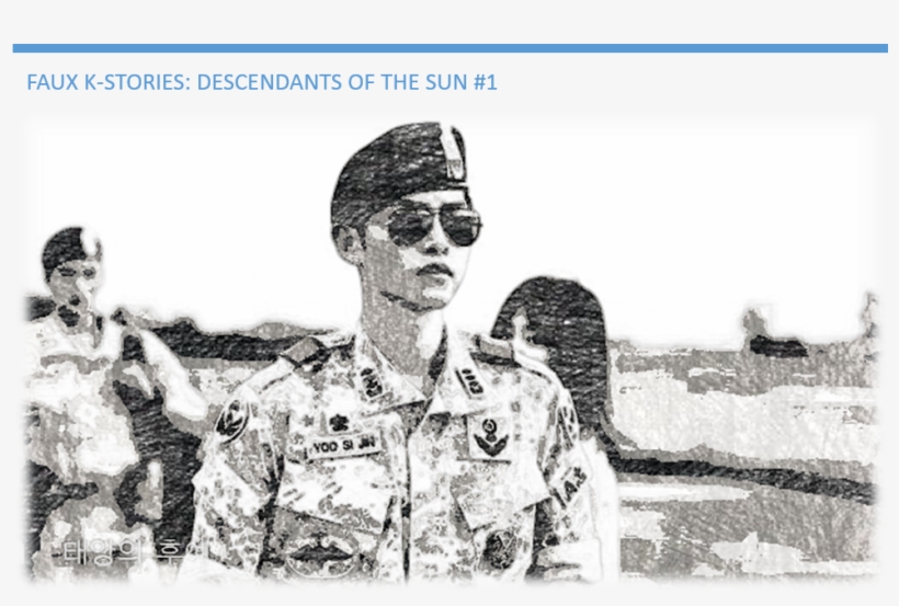 Descendants Of The Sun Episode - Yoo Shi Jin Hau Due Mat Troi, transparent png #1929535