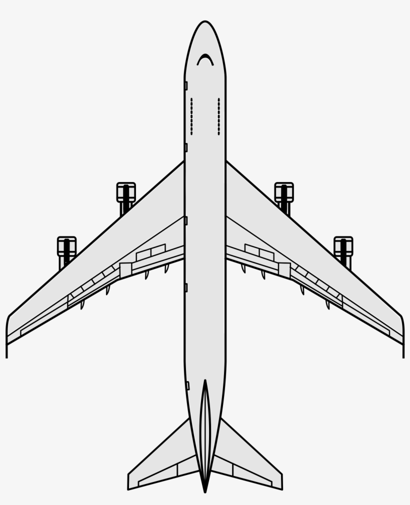 Open - Top Of Boeing 747, transparent png #1929561