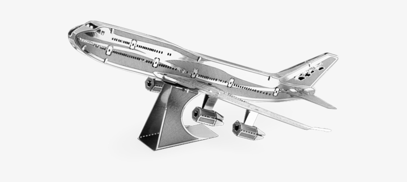 Metal Earth Boeing Commercial Jet - Metal Earth Boeing, transparent png #1929774