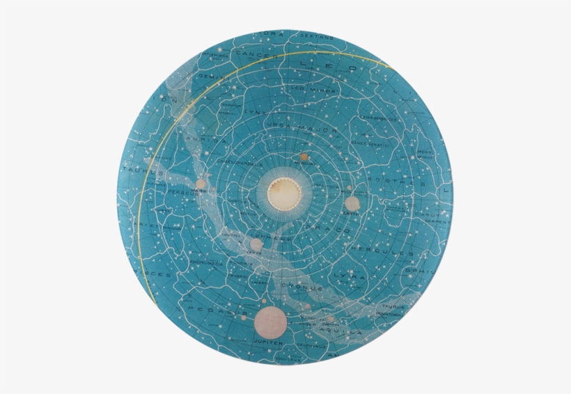 Constellations Constellations - John Derian Constellations Round Platter, transparent png #1930367