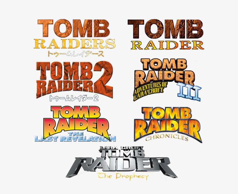 Tomb Raider The Prophecy Lara Merchandise Logo - Tomb Raider 2 Japan, transparent png #1930452
