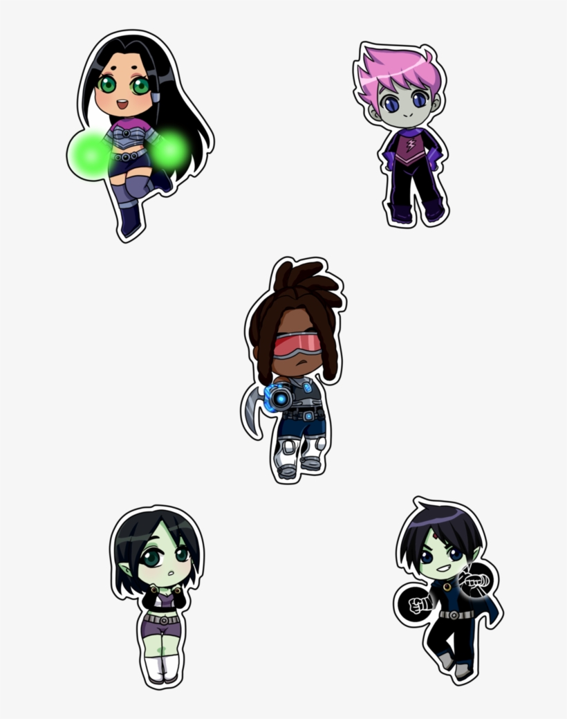 Teen Titans Next Gen Stickers By Shock777 - Teen Titans Next Gen, transparent png #1930811