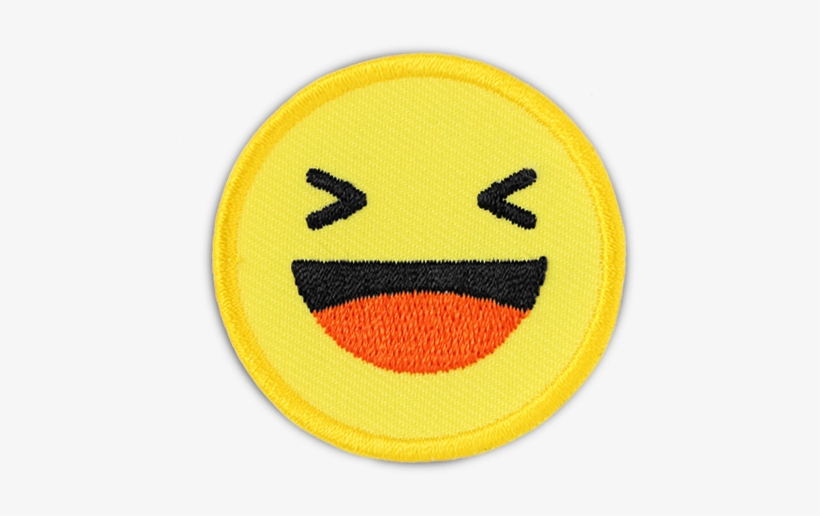Fb 'haha Emoji' Patch - Emoticon Facebook, transparent png #1931113