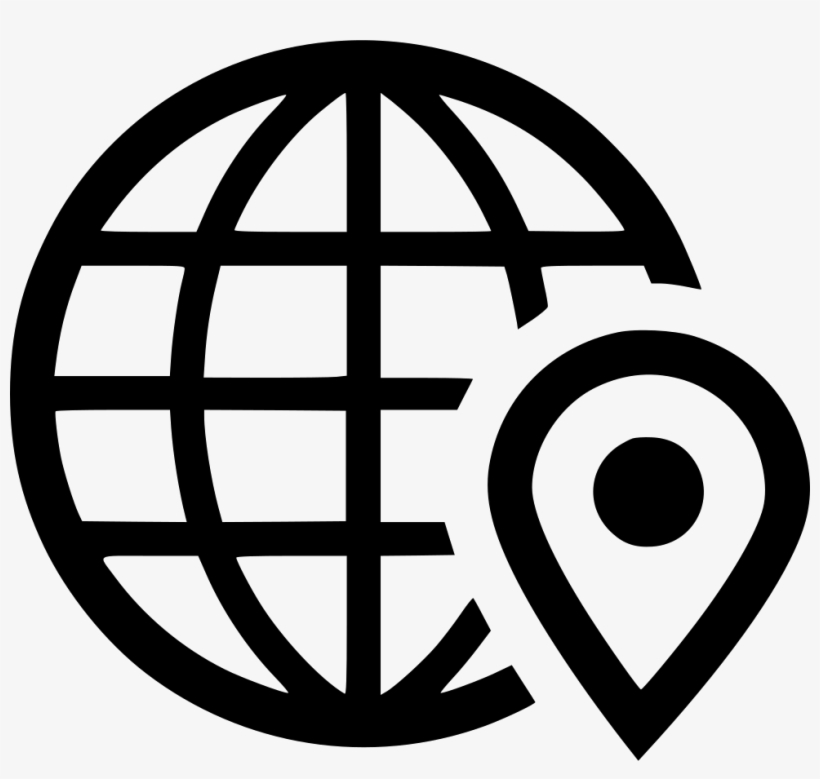Geo World Earth Globe Pin Marker Comments - Globe Symbol, transparent png #1931171