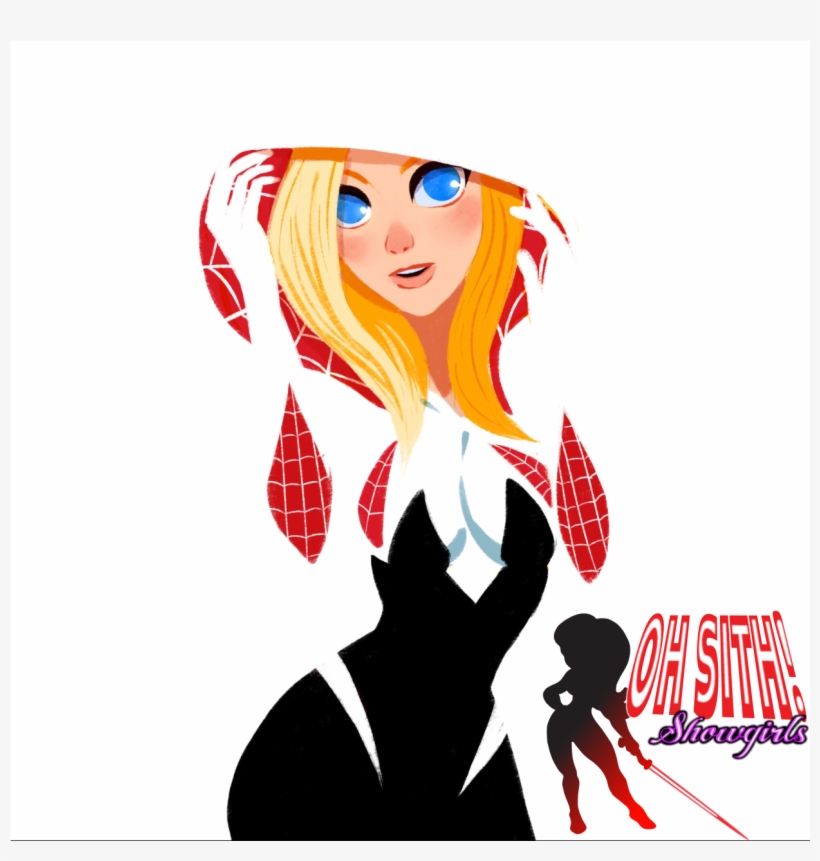 Oh Sith Showgirls Spider Gwen Peek A Boo Female Limited - Spider Gwen, transparent png #1931266