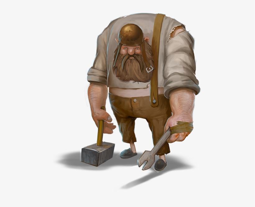 War Of Mercenaries Builder-tired - Tired Worker Png, transparent png #1931349