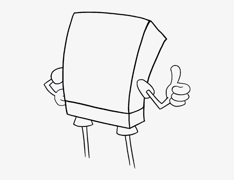 How To Draw Spongebob - Drawing, transparent png #1931581